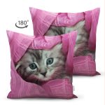 - Suet-K185-Gorsel-1 - Realhomes Çift Taraflı Sevimli Yavru Kedi Desenli Dijital Baskılı Dekoratif Modern Süet Yastık Kırlent Kılıfı Realhomes