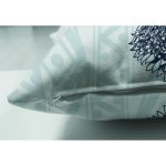 - Печать - Realhomes Çift Taraflı Lacivert Geyik İllüstrasyon Desenli Dijital Baskılı Dekoratif Süet Yastık Kırlent Kılıfı Realhomes