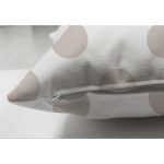 - Suet-K2160-Gorsel-2 - Realhomes Çift Taraflı Gri Renkli Puantiyeli Dijital Baskılı Dekoratif Süet Yastık Kılıfı Realhomes