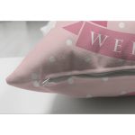 - Suet-K232-Gorsel-2 - Realhomes Çift Taraflı Pembe Zeminde Sevimli Baykuş Çizimli Dijital Baskılı Dekoratif Süet Yastık Kırlent Kılıfı Realhomes