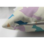 - Suet-K2332-Gorsel-2 - Realhomes Çift Taraflı Krem Zeminde Renkli Kuşlar Motifli Dijital Baskılı Dekoratif Süet Yastık Kırlent Kılıfı Realhomes