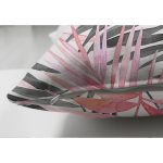 - Suet-K2574-Gorsel-2 - Realhomes Çift Taraflı Pembe Gri Yaprak Temalı Dijital Baskılı Dekoratif Süet Yastık Kırlent Kılıfı Realhomes