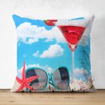 - Suet-K3007-Gorsel - Realhomes Çift Taraflı Kokteyl ve Plaj Özel Tasarım Modern Dijital Baskılı Süet Yastık Kırlent Kılıfı Realhomes