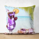 - Suet-K3009-Gorsel - Realhomes Çift Taraflı Kokteyl ve Sahil Özel Tasarım Modern Dijital Baskılı Süet Yastık Kırlent Kılıfı Realhomes