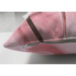 - Suet-K3016-Gorsel-2 - Realhomes Çift Taraflı Pembe Zeminde Yaz Temalı Süet Yastık Kırlent Kılıfı Realhomes