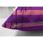 - Suet-K3184-Gorsel-2 - Realhomes Çift Taraflı Mor Renkli Plaj Özel Tasarımlı Dijital Baskılı Modern Süet Yastık Kırlent Kılıfı Realhomes