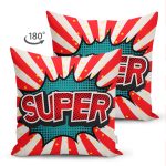 - Suet-K3297-Gorsel-1 - Realhomes Çift Taraflı Retro Super Tasarımlı Dijital Baskılı Modern Süet Yastık Kırlent Kılıfı Realhomes