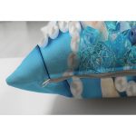 - Suet-K3432-Gorsel-2 - Realhomes Çift Taraflı Mavi Zeminli Deniz Yıldızları Özel Tasarım Modern Süet Yastık Kırlent Kılıfı Realhomes