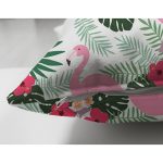 - Suet-K3453-Gorsel-2 - Realhomes Realhomes Çift Taraflı Flamingo Devetabanı Çizimli Özel Tasarım Dijital Baskılı Modern Süet Yastık Kırlent Kılıfı Realhomes