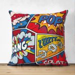 - Suet-K3464-Gorsel - Realhomes Çift Taraflı Modern Pop Art Tasarımlı Dijital Baskılı Modern Süet Yastık Kırlent Kılıfı Realhomes