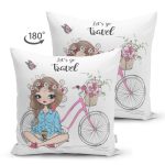 - Suet-K3465-Gorsel-1 - Realhomes Çift Taraflı Lets Go Travel Çizimli Dijital Baskılı Modern Süet Yastık Kırlent Kılıfı Realhomes