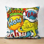 - Suet-K3483-Gorsel - Realhomes Çift Taraflı Pop Art Dijital Baskılı Modern Süet Yastık Kırlent Kılıfı Realhomes