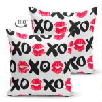 - Suet-K3508-Gorsel-1 - Realhomes Çift Taraflı XO Özel Tasarımlı Dijital Baskılı Modern Süet Yastık Kırlent Kılıfı Realhomes