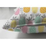 - Suet-K3509-Gorsel-2 - Realhomes Çift Taraflı Pastel Renkte Ananaslar Özel Tasarım Modern Süet Yastık Kırlent Kılıfı Realhomes