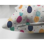 - Suet-K3511-Gorsel-2 - Realhomes Realhomes Çift Taraflı Renkli Ananaslar Özel Tasarım Dijital Baskılı Modern Süet Yastık Kırlent Kılıfı Realhomes