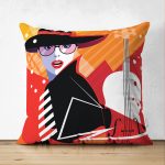 - Suet-K3516-Gorsel - Realhomes Çift Taraflı Fashion Women Özel Tasarımlı Dijital Baskılı Modern Süet Yastık Kırlent Kılıfı Realhomes