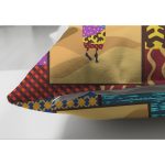 - Suet-K3522-Gorsel-2 - Realhomes Çift Taraflı Mozaik African Desenli Dijital Baskılı Modern Süet Yastık Kırlent Kılıfı Realhomes