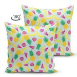 - Suet-K3526-Gorsel-1 - Realhomes Çift Taraflı Tropikal Meyve Desenli Özel Tasarımlı Dijital Baskılı Modern Süet Yastık Kırlent Kılıfı Realhomes