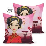 - Suet-K3551-Gorsel-1 - Realhomes Çift Taraflı Özel Tasarımlı Uzak Doğu Motifli Dijital Baskılı Modern Süet Yastık Kırlent Kılıfı Realhomes