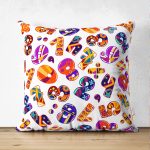 - Suet-K3561-Gorsel - Realhomes Çift Taraflı Özel Tasarım 3D Harfler Dijital Baskılı Modern Süet Yastık Kırlent Kılıfı Realhomes