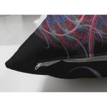 - Suet-K3600-Gorsel-2 - Realhomes Çift Taraflı Fraktal Desenli Özel Tasarım Dijital Baskılı Modern Süet Yastık Kırlent Kılıfı Realhomes