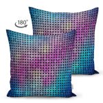 Çift Taraflı Mozaik Desen Dijital Baskılı Modern Süet Yastık Kırlent Kılıfı Realhomes