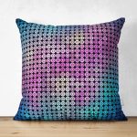 Çift Taraflı Mozaik Desen Dijital Baskılı Modern Süet Yastık Kırlent Kılıfı Realhomes