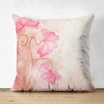 - Suet-K3613-Gorsel - Realhomes Çift Taraflı Çiçek Motifli Tasarım Dijital Baskılı Modern Süet Yastık Kırlent Kılıfı Realhomes