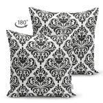 - Suet-K3617-Gorsel-1 - Realhomes Çift Taraflı Damask motifli Modern Süet Yastık Kırlent Kılıfı Realhomes