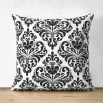 - Suet-K3617-Gorsel - Realhomes Çift Taraflı Damask motifli Modern Süet Yastık Kırlent Kılıfı Realhomes