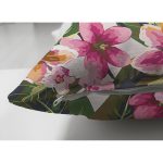 - Suet-K3639-Gorsel-2 - Realhomes Çift Taraflı Bahar Çiçekleri Dijital Baskılı Modern Süet Yastık Kırlent Kılıfı Realhomes