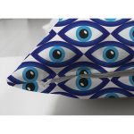 - Suet-K3656-Gorsel-2 - Realhomes Çift Taraflı Göz Motifli Özel Tasarım Dijital Baskılı Modern Süet Yastık Kırlent Kılıfı Realhomes