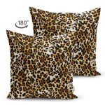 - Suet-K3660-Gorsel-1 - Realhomes Çift Taraflı Leopar Motifli Dijital Baskılı Süet Yastık Kırlent Kılıfı Realhomes