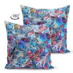 - Suet-K3664-Gorsel-1 - Realhomes Çift Taraflı Ebru Motifli Dijital Baskılı Modern Süet Yastık Kırlent Kılıfı Realhomes