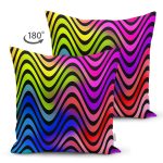 - Suet-K3671-Gorsel-1 - Realhomes Çift Taraflı Multi Renkler Dijital Baskılı Modern Süet Yastık Kırlent Kılıfı Realhomes