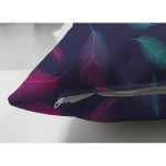 - Suet-K3677-Gorsel-2 - Realhomes Çift Taraflı Ebru Motifli Dijital Baskılı Modern Süet Yastık Kırlent Kılıfı Realhomes