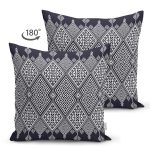 - Suet-K3678-Gorsel-1 - Realhomes Çift Taraflı Geometrik Motifler Özel tasarım Dijital Baskılı Süet Yastık Kırlent Kılıfı Realhomes