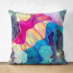 - Suet-K3681-Gorsel - Realhomes Çift Taraflı Multi Renkler Dijital Baskılı Modern Süet Yastık Kırlent Kılıfı Realhomes