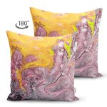 - Suet-K3689-Gorsel-1 - Realhomes Çift Taraflı Ebru Motifli Dijital Baskılı Modern Süet Yastık Kırlent Kılıfı Realhomes