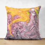 - Suet-K3689-Gorsel - Realhomes Çift Taraflı Ebru Motifli Dijital Baskılı Modern Süet Yastık Kırlent Kılıfı Realhomes