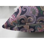 Çift Taraflı Etnik Çiçek Desenli Özel Tasarım Dijital Baskılı Modern Süet Yastık Kırlent Kılıfı Realhomes