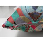 Çift Taraflı Multi Renkler Dijital Baskılı Modern Süet Yastık Kırlent Kılıfı Realhomes