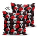 - Suet-K3695-Gorsel-1 - Realhomes Çift Taraflı Etnik Motifli Dijital Baskılı Modern Süet Yastık Kırlent Kılıfı Realhomes