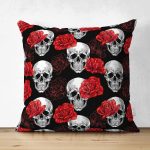 - Suet-K3695-Gorsel - Realhomes Çift Taraflı Etnik Motifli Dijital Baskılı Modern Süet Yastık Kırlent Kılıfı Realhomes