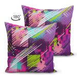 - Suet-K3707-Gorsel-1 - Realhomes Çift Taraflı Suluboya Desenli Dijital Baskılı Modern Süet Yastık Kırlent Kılıfı Realhomes