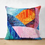 - Suet-K3716-Gorsel - Realhomes Çift Taraflı Multi Renkler Dijital Baskılı Modern Süet Yastık Kırlent Kılıfı Realhomes