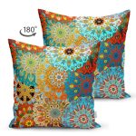 - Suet-K3721-Gorsel-1 - Realhomes Çift Taraflı Fraktal Desenli Özel Tasarım Dijital Baskılı Modern Süet Yastık Kırlent Kılıfı Realhomes