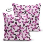 - Suet-K3728-Gorsel-1 - Realhomes Çift Taraflı Mor Kelebek Motifli Dijital Baskılı Modern Süet Yastık Kırlent Kılıfı Realhomes