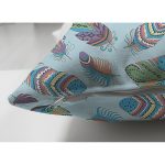 - Suet-K3730-Gorsel-2 - Realhomes Çift Taraflı Buz Mavisi Özel Tasarım Dijital Baskılı Modern Süet Yastık Kırlent Kılıfı Realhomes