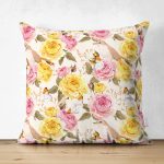 - Suet-K3733-Gorsel - Realhomes Çift Taraflı Spring Özel Tasarım Dijital Baskılı Modern Süet Yastık Kırlent Kılıfı Realhomes